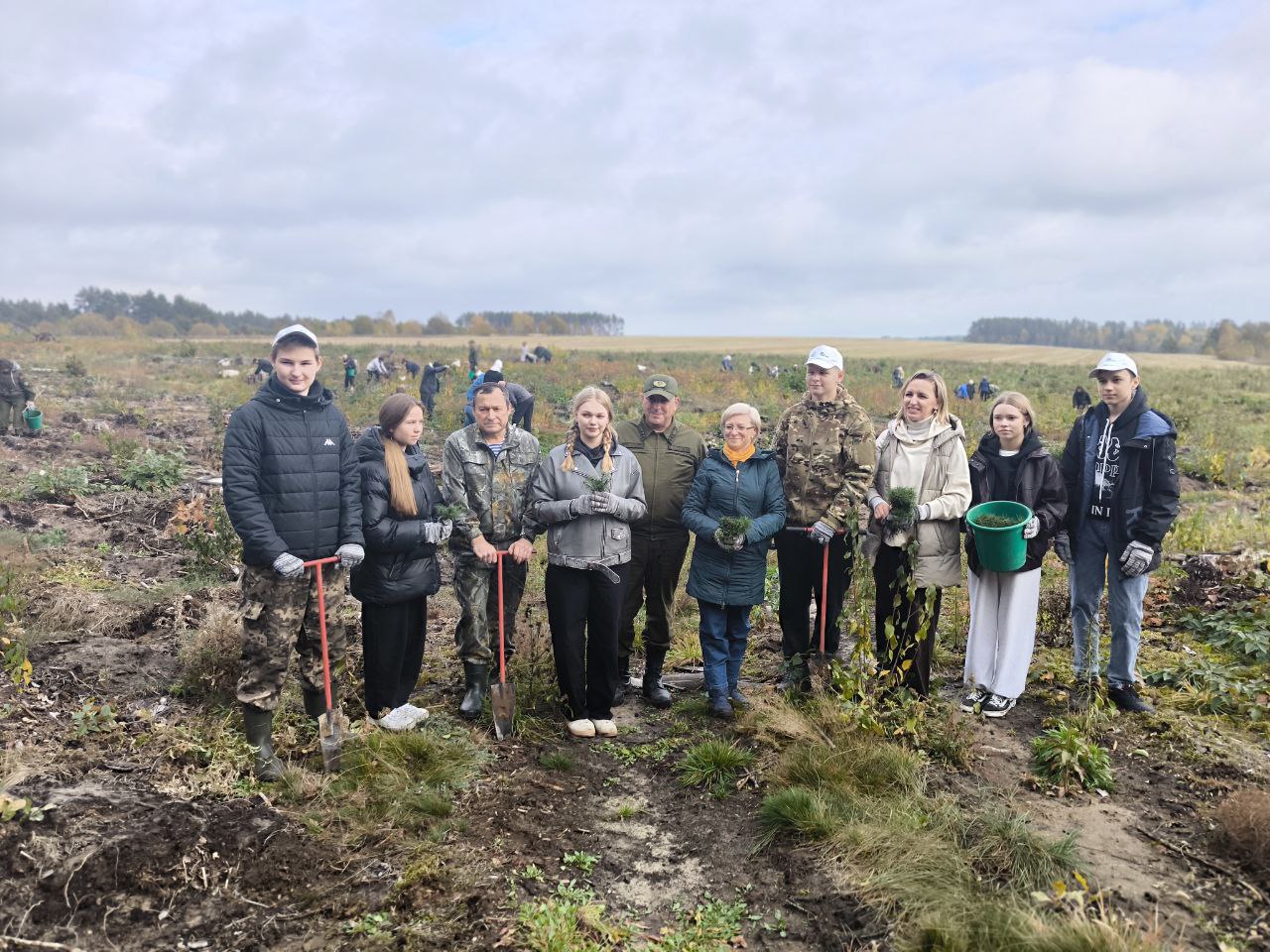 Сегодня к созданию лесных культур в рамках  добровольной республиканской акции 